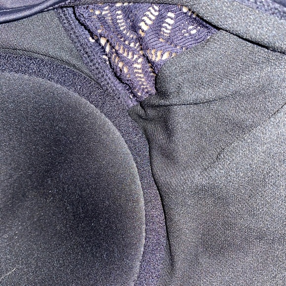 NWT Meet Curve Swimsuit One Piece Lace Side Panels in Black Size XL - Picture 4 of 6